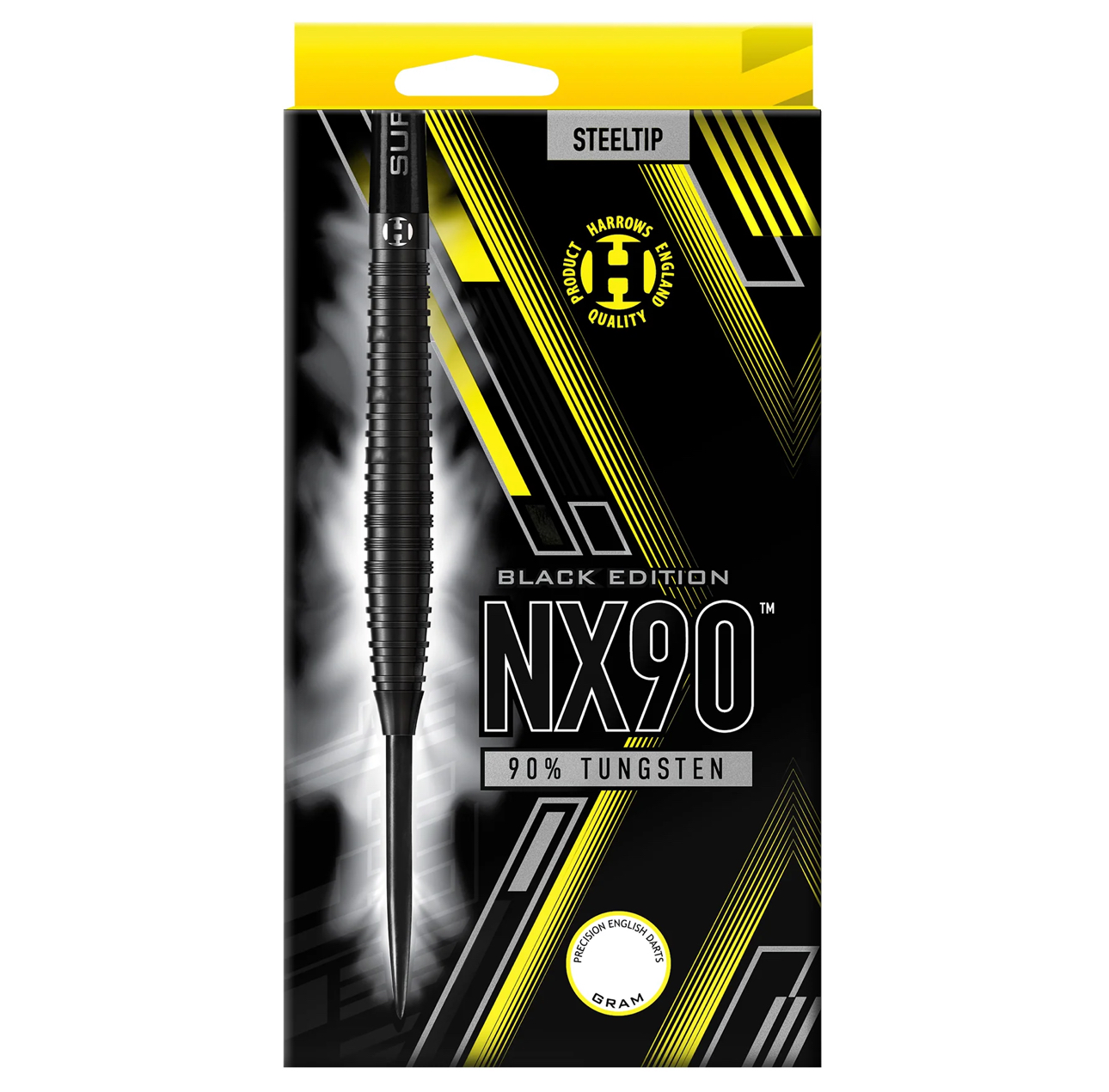 Harrows NX90 Black Edition 90% Tungsten Çelik Uçlu Dart Oku