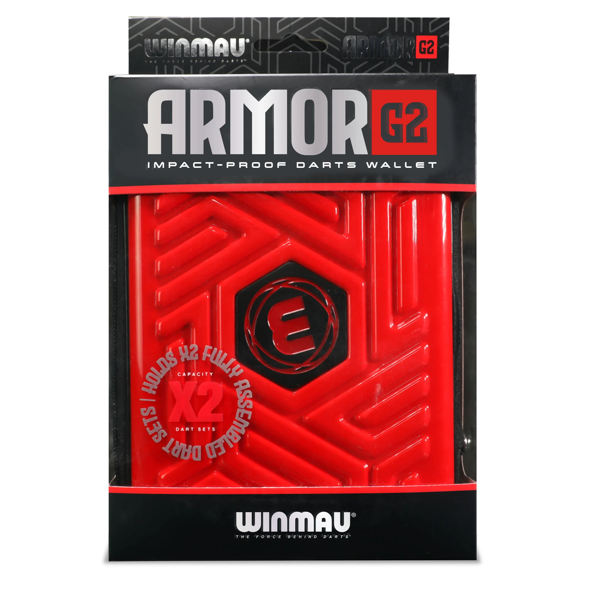 Winmau Armor G2 Dart Oku Kılıfı - Kırmızı, Siyah
