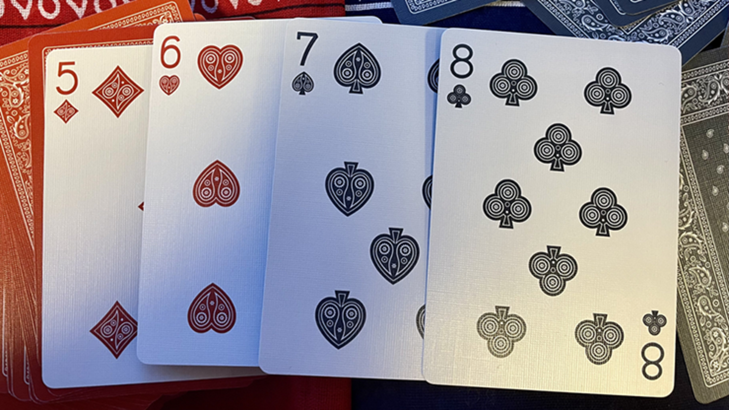 Bicycle Bandana Stripper (Mavi) Oyun Kartı