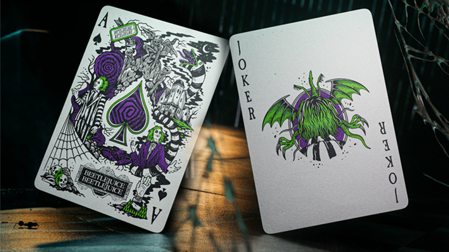 【レトロ】THE BEETLES OF THE WORLD 3Dカード Beetlejuice Oyun Kartı - DERYA BİLARDO