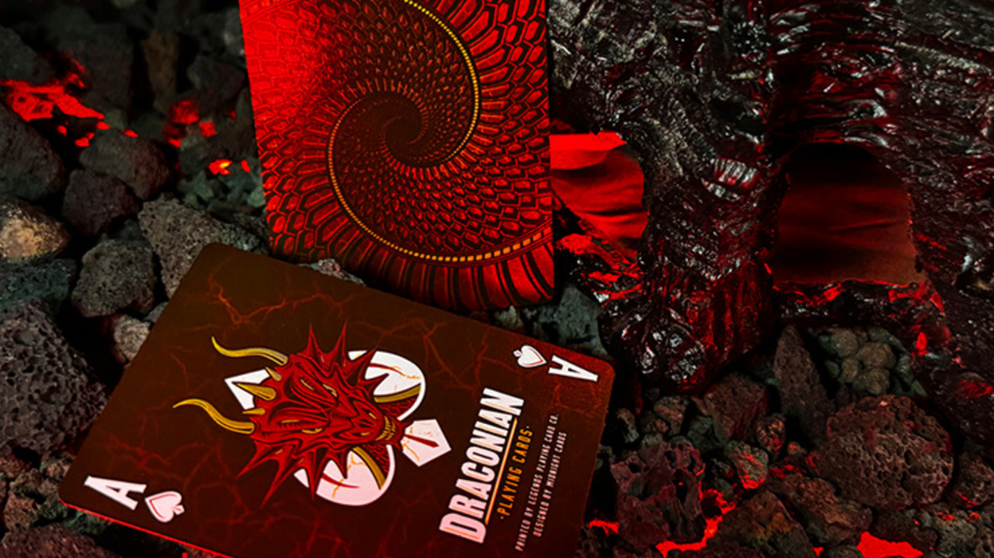 Draconian Crimson Oyun Kartları – Midnight Cards