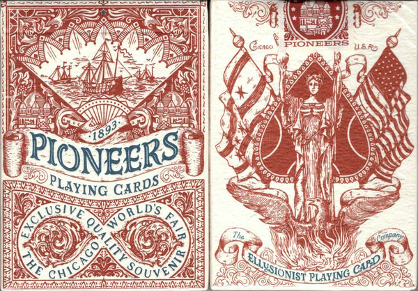 Ellusionist Pioneers İskambil Destesi (Kırmızı)