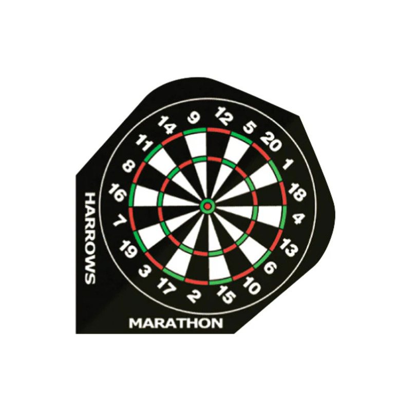 Harrows Marathon Dartboard Dart Flight’ı