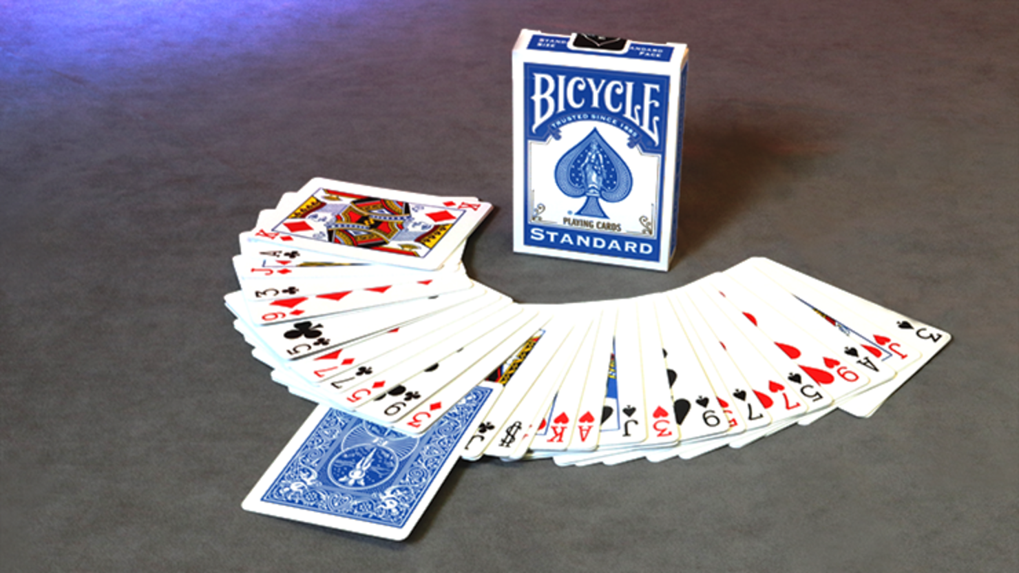 Bicycle | Invisible Deck Mandolin -Blue Oyun Kartı