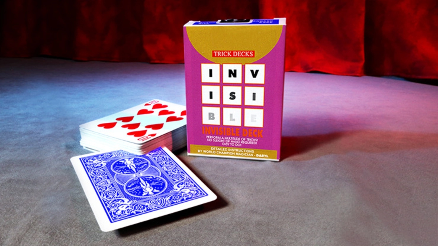 Bicycle | Invisible Deck Mandolin Blue – Sihirli Kart Deste