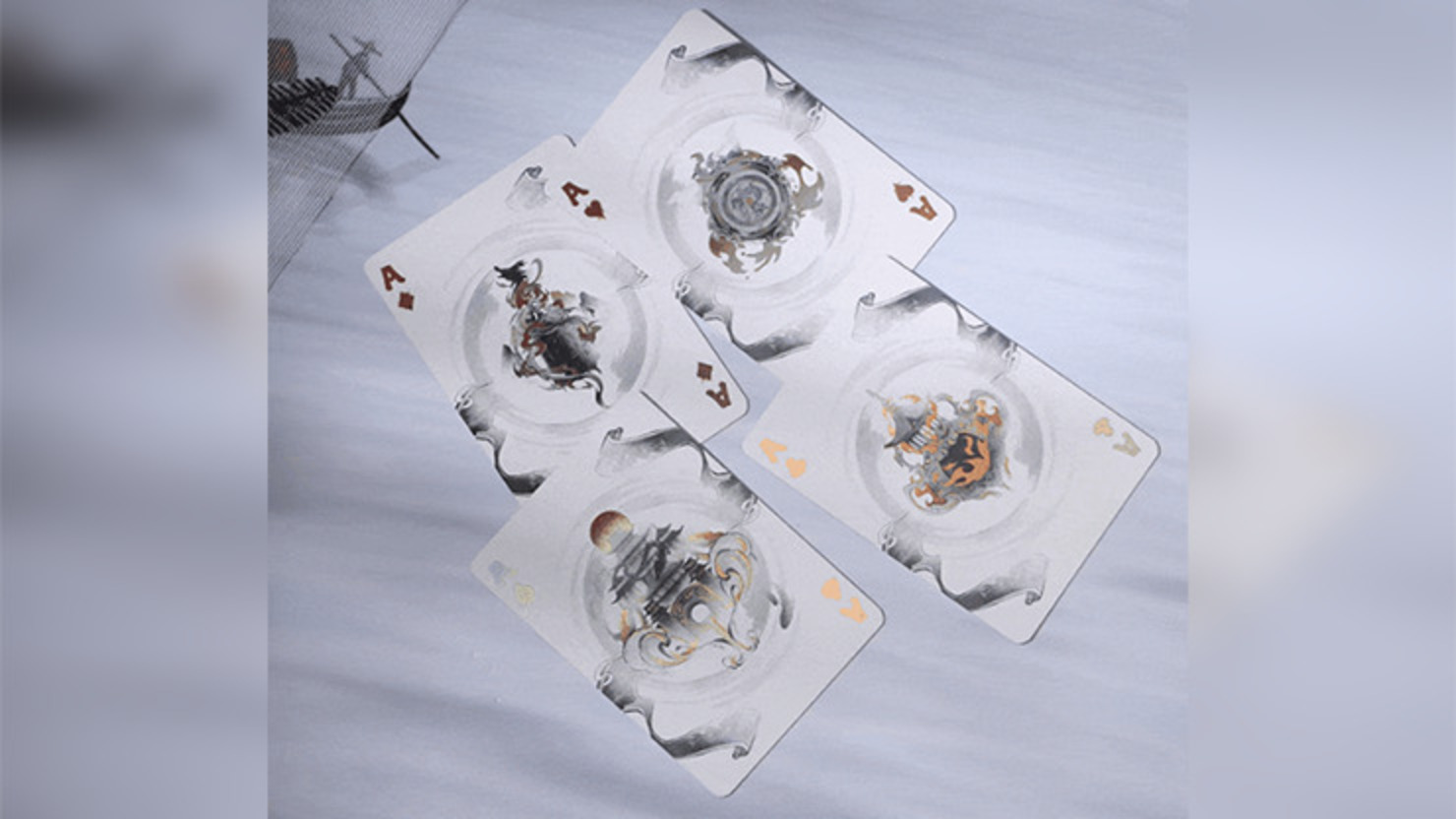 Martial Arts Sky Playing Cards