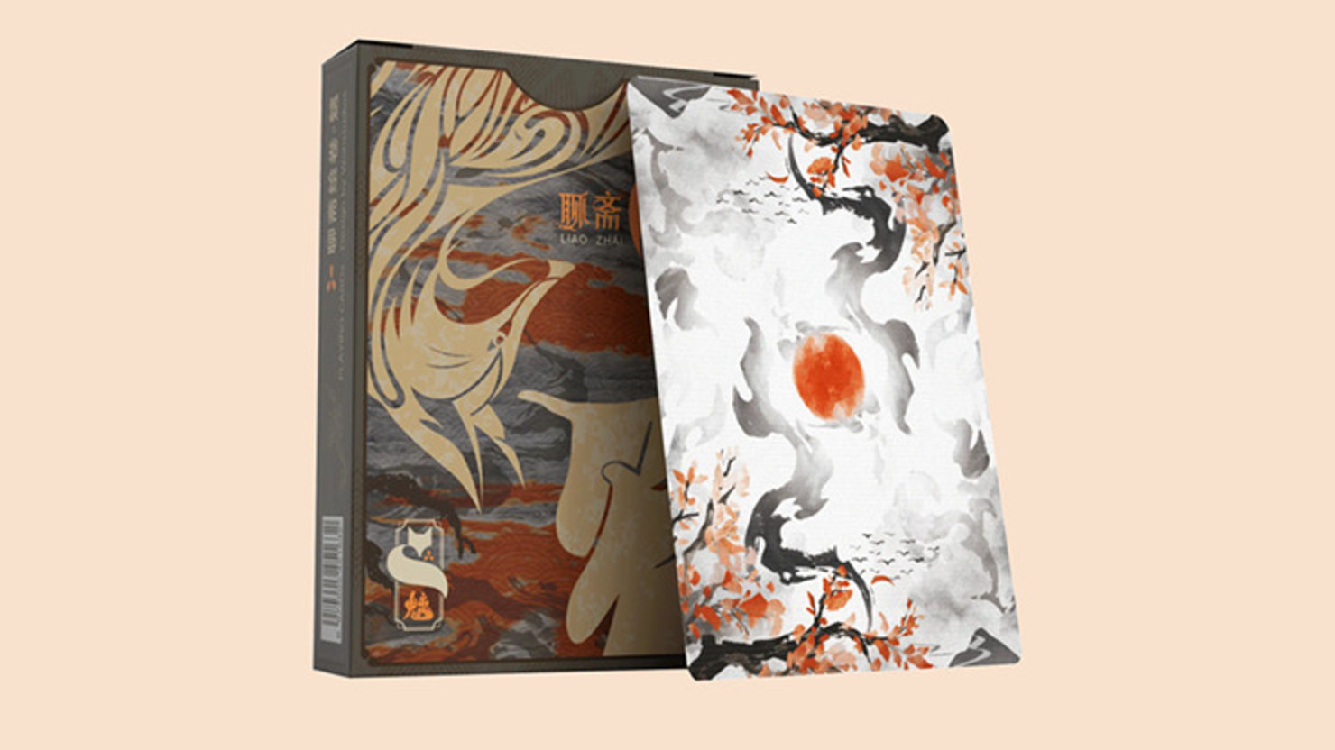 Mountain Demon Gilded Playing Cards
