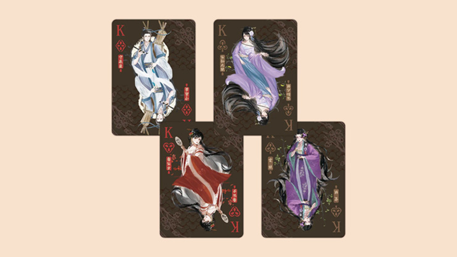 Mountain Demon Gilded Playing Cards