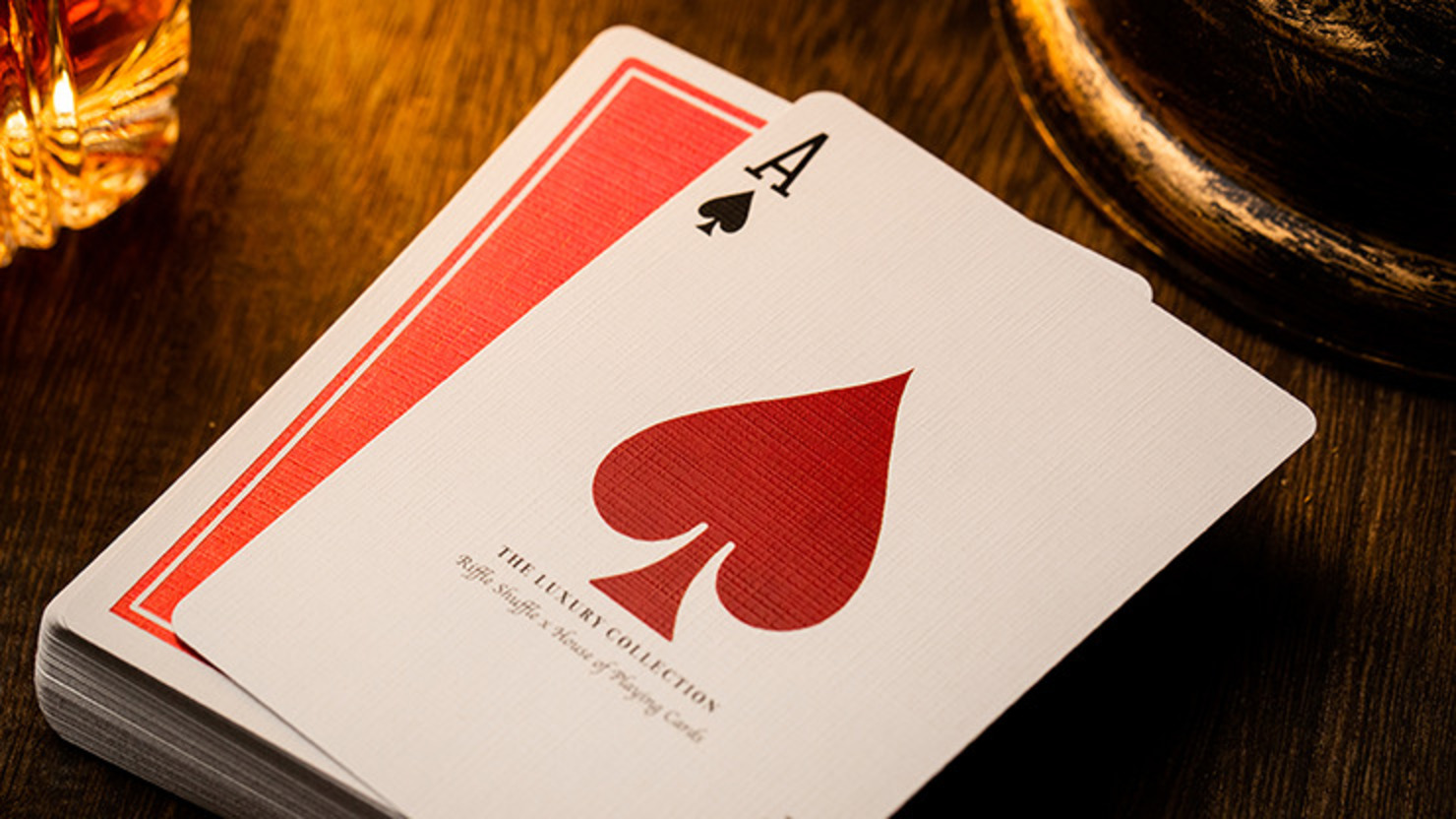 NOC Red The Luxury Collection By Riffle Shuffle X The House Of Playing Cards Oyun Kartı | USPCC