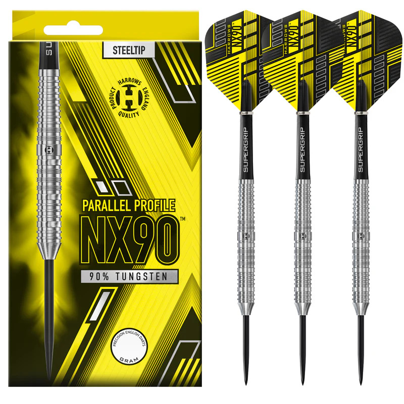 Harrows NX90 Parallel 90% Tungsten Çelik Uçlu Dart Oku