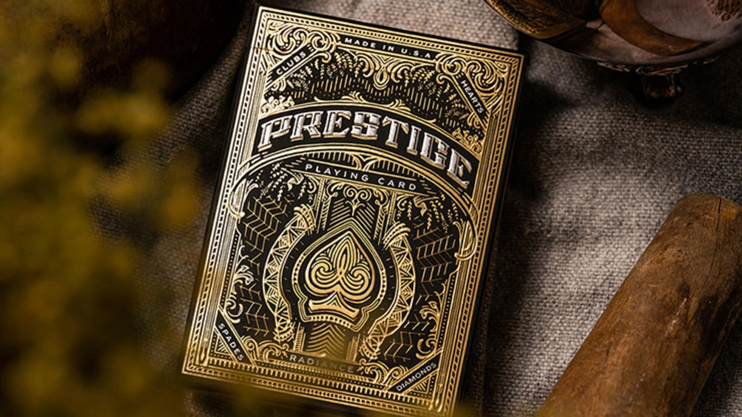Prestige Black Playing Cards – Sınırlı Sayıda Özel Tasarım