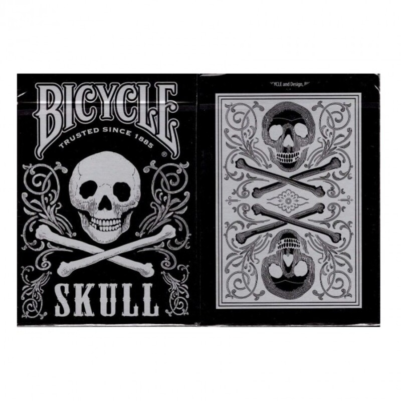 Bicycle Skull Metallic Silver Playing Cards – Gambler's Warehouse