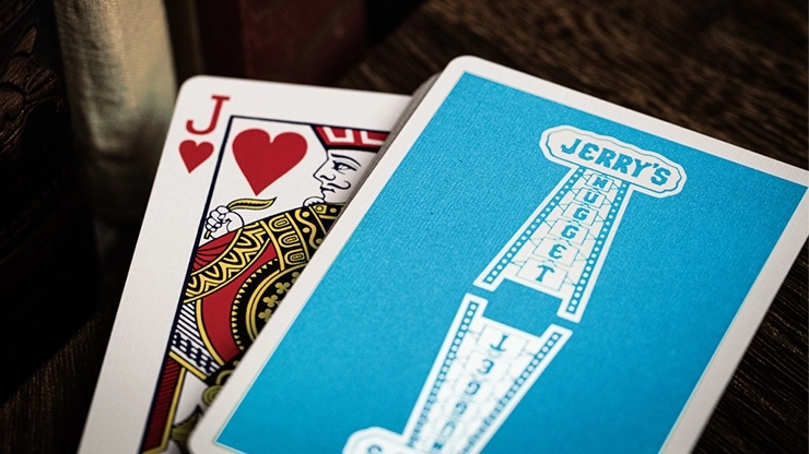 Jerry’s Nugget Icey Blue Marked Monotone Oyun Kartları