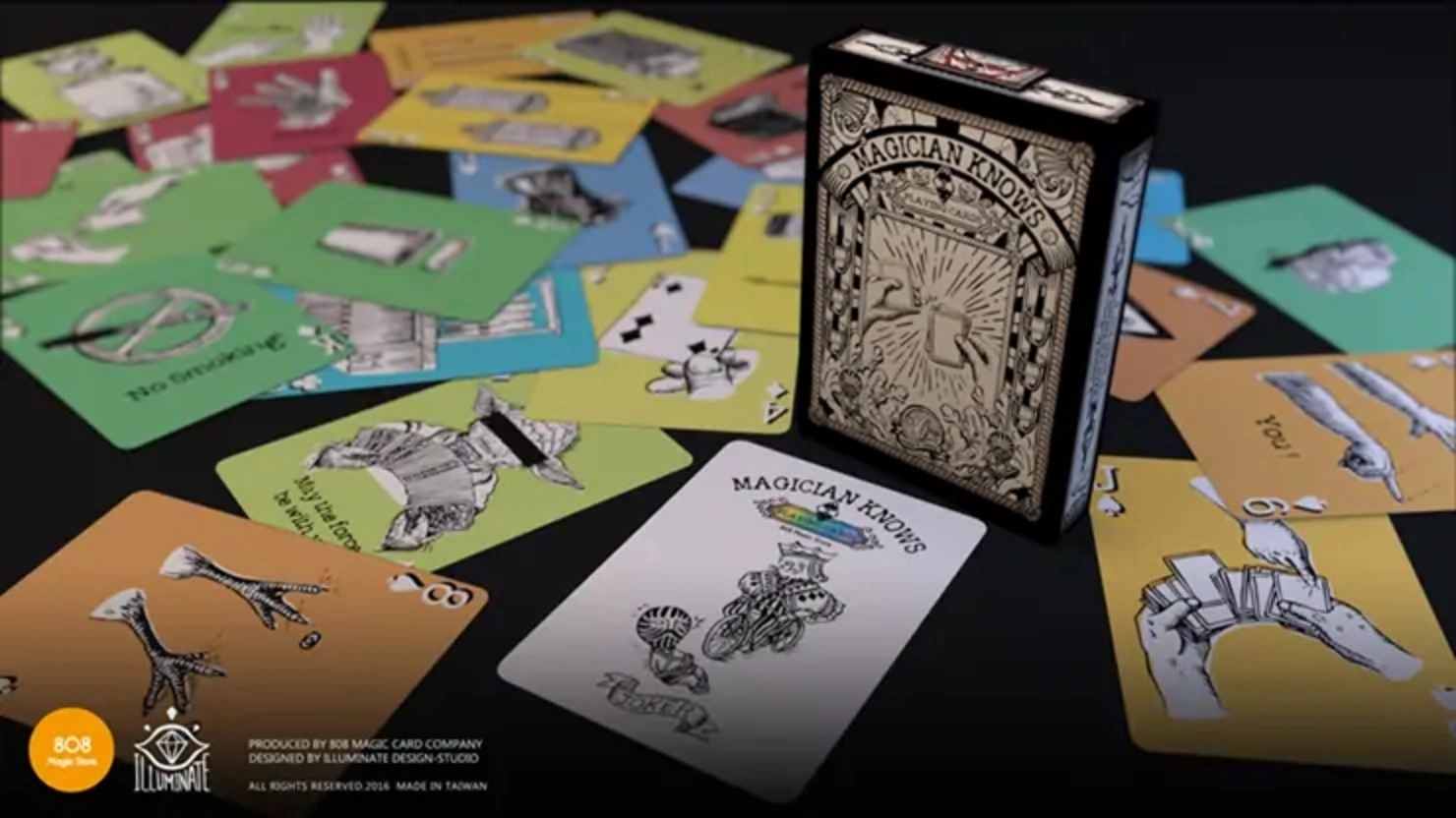 Magician Knows Playing Cards V1 (Color)