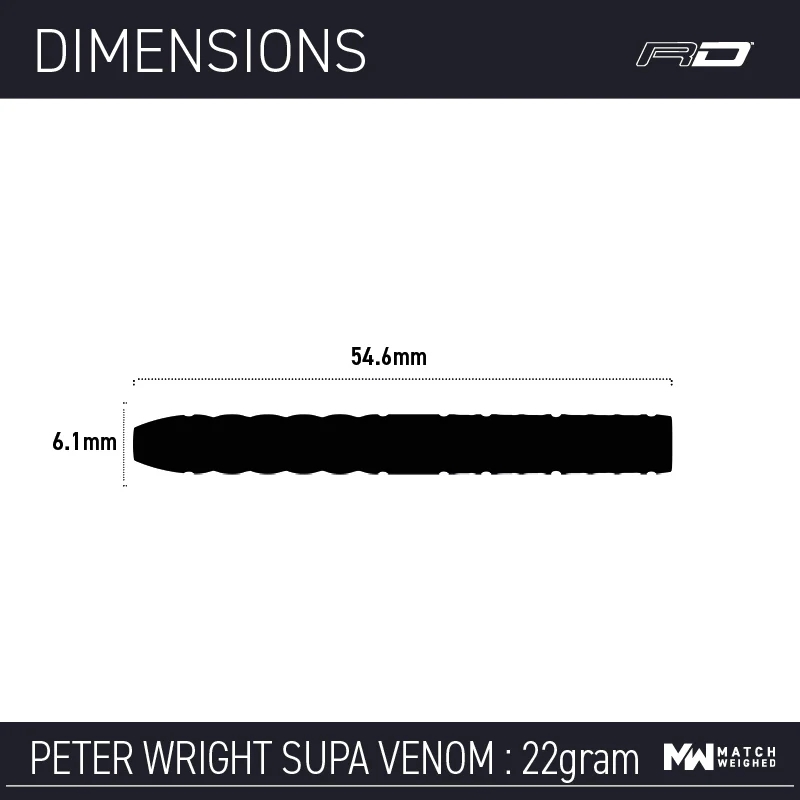 Red Dragon Peter Wright Supa-Venom Dart Oku