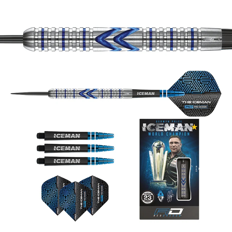 Red Dragon Gerwyn Price ’’Iceman’’ Midnight Edition 90% Tungsten Dart Oku