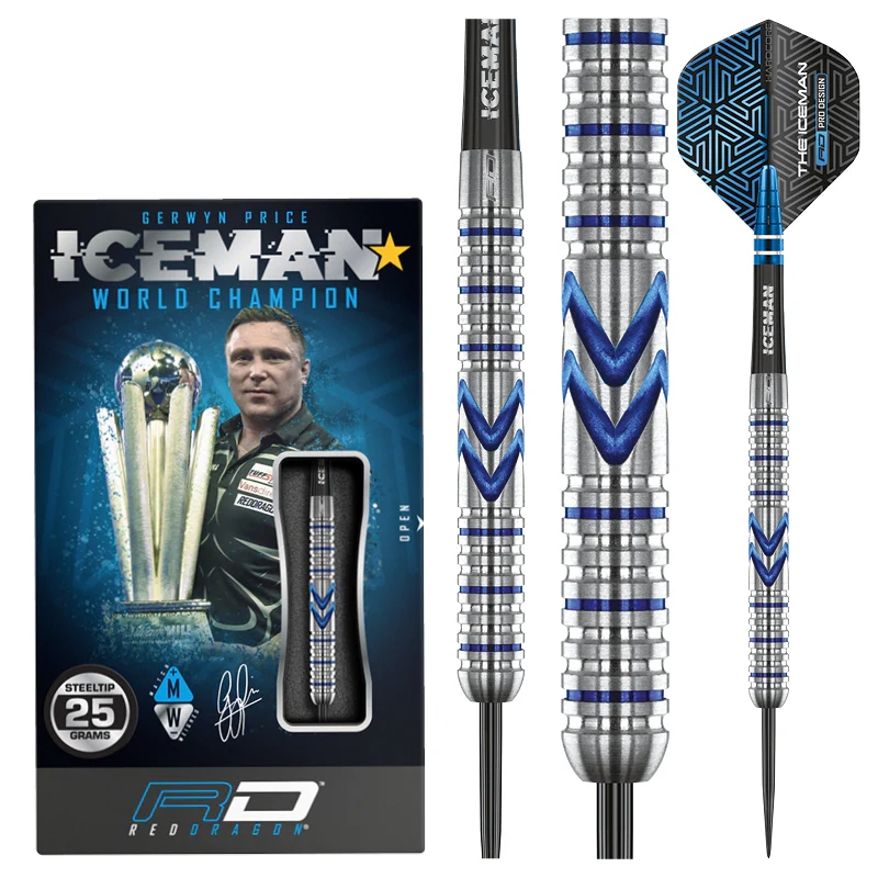 Red Dragon Gerwyn Price ’’Iceman’’ Midnight Edition 90% Tungsten Dart Oku