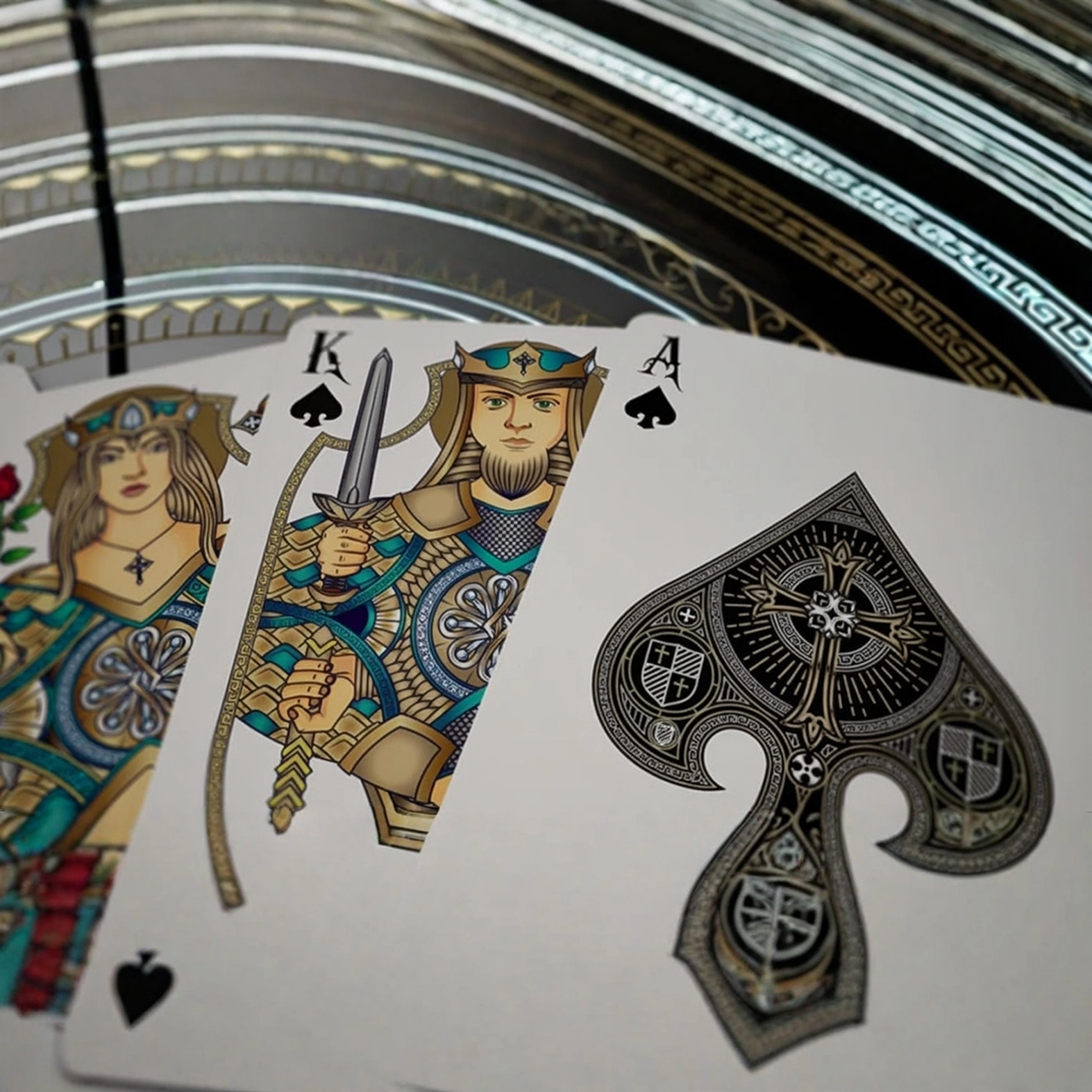 Royal Sanctuary Noble Kings Playing Cards – Premium Oyun Kartı