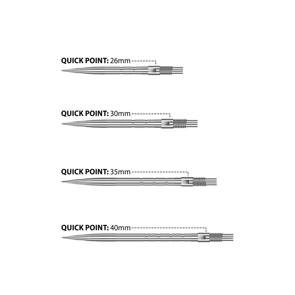 Harrows Micro Ridge Quick Points Black