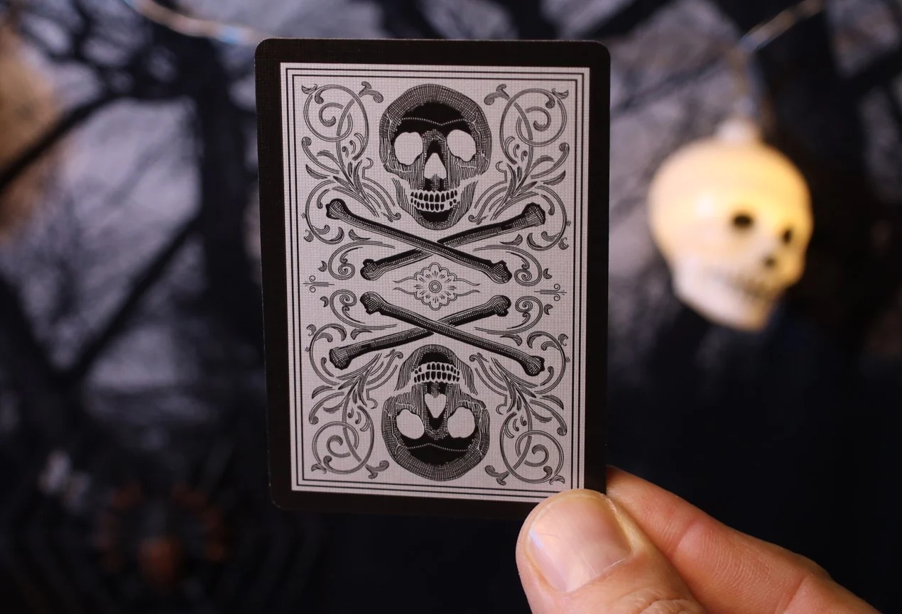 Bicycle Skull Metallic Silver Playing Cards – Gambler's Warehouse