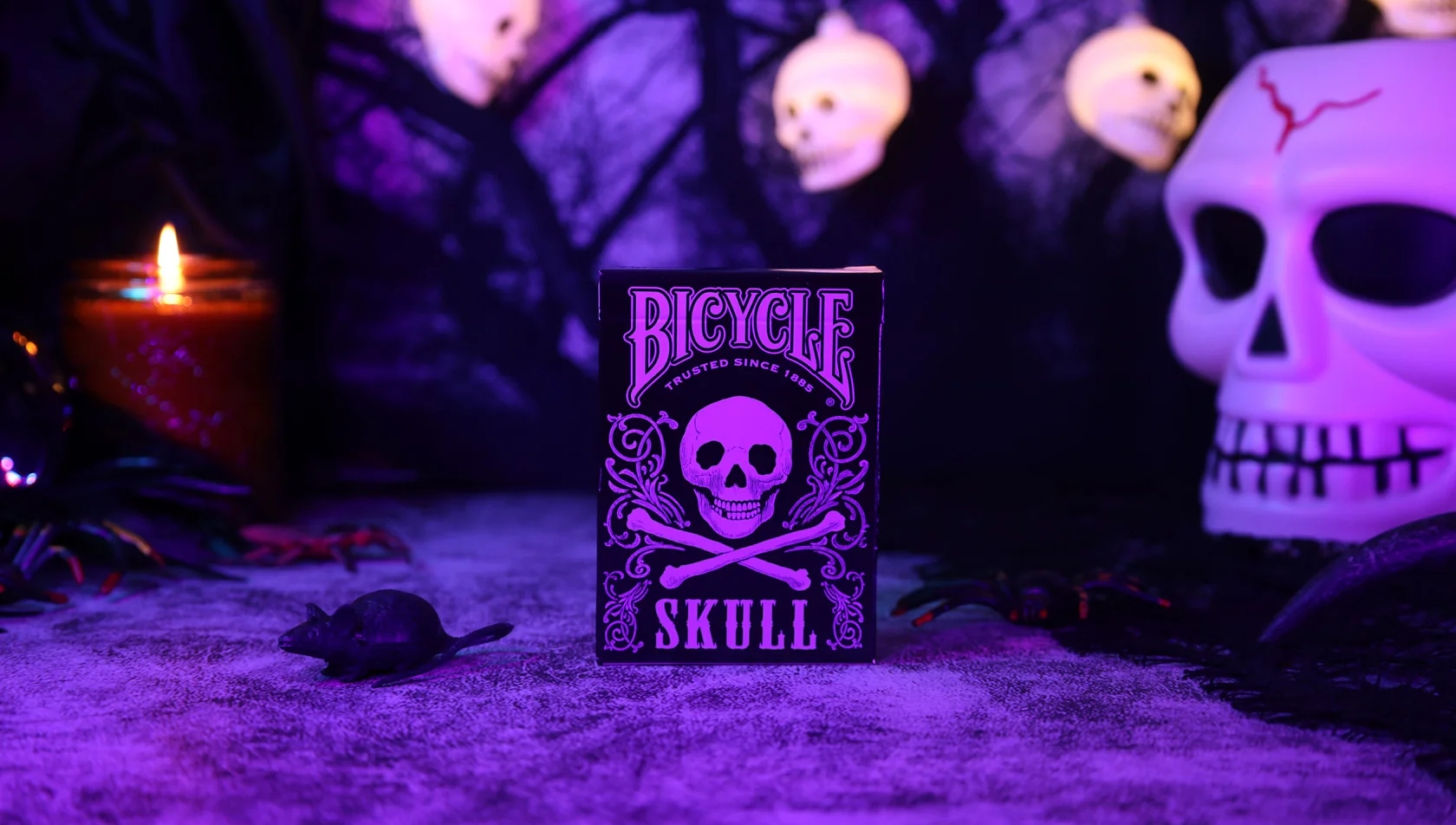 Bicycle | Skull Metallic Silver Oyun Kartı