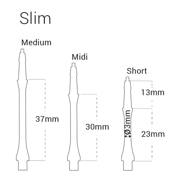 Harrows Black Clic Shafts Midi