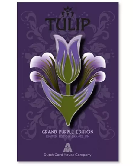 Grand Tulip Purple Oyun Kartı by Dutch Card House Company