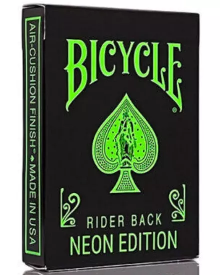 Bicycle | Neon Rider Back Green-Glo Oyun Kartı