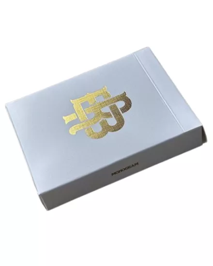 Gold Foil Monogram Oyun Kartı