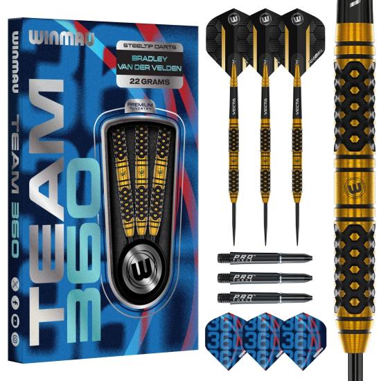 Winmau Bradley Van Der Velden Tungsten Çelik Uçlu Dart Oku 22gr
