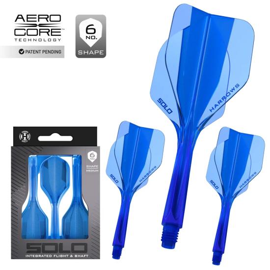 Harrows Solo: Integrated Flight and Shaft - Blue                   