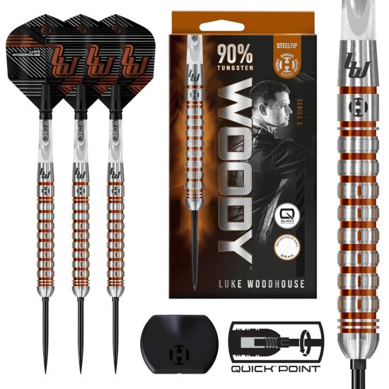 Harrows Luke Woodhouse 90% Series 2 Quick Point Dart Oku