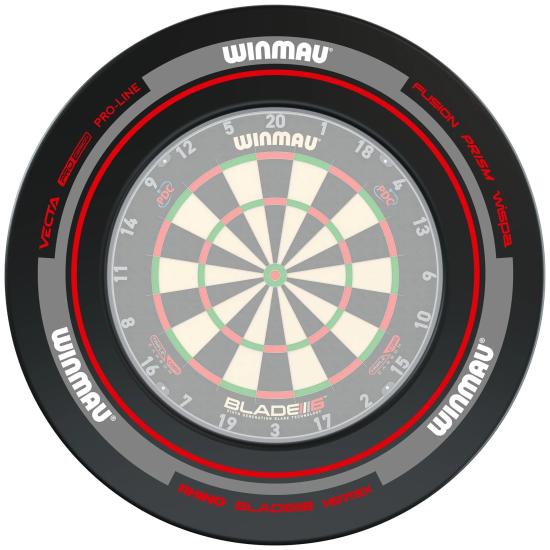 Advance Black/Red Dartboard Surround