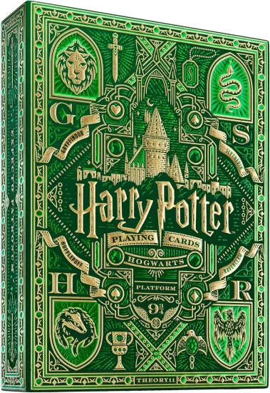 Harry Potter Green Slytherin Oyun Kartları (theory11)