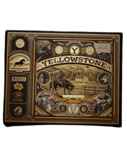 Yellowstone Puzzle - Theory11 Altın Yaldızlı İnteraktif Yapboz