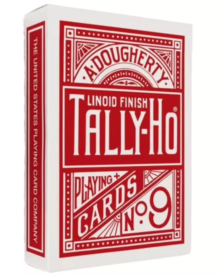 TALLY-HO Circle Back Kırmızı Oyun Kartları