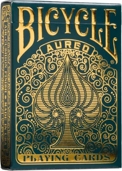 Bicycle Aureo Europe – Altın Oran Temalı Yeşil Oyun Kartları