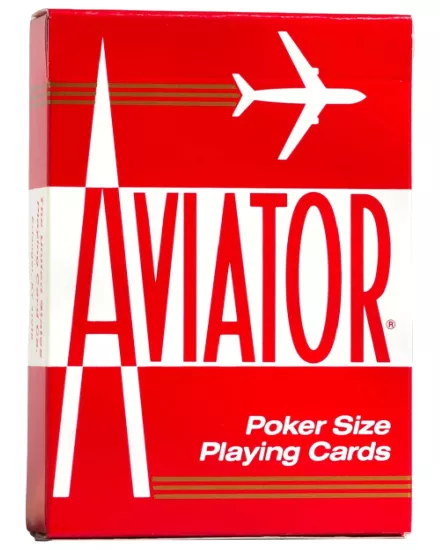 Bicycle Aviator Poker Circle Back Standart- Kırmızı
