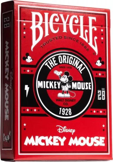 Bicycle Disney Klasik Mickey Mouse (Kırmızı) Oyun Kartları