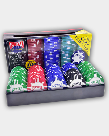 BICYCLE POKER ÇİP 100’LÜ 8 GRAM