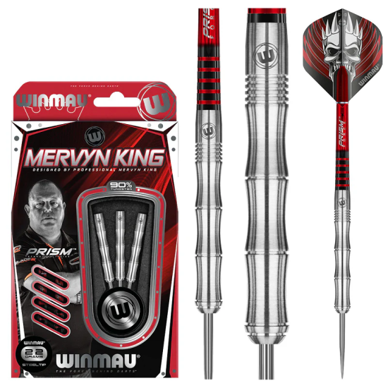 RED DRAGON WINMAU MERVYN KING %90 TUNGSTEN 24 GRAM