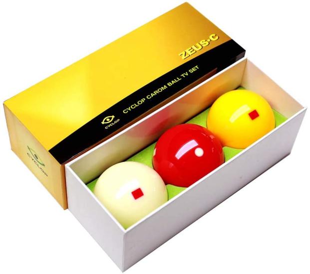 Cyclop Zeus TV Profesyonel Karambol Top Seti