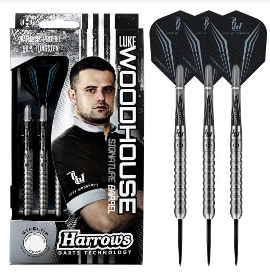 Harrows Luke Woodhouse ’’Woody’’ 90% Tungsten Çelik Uçlu Dart Oku