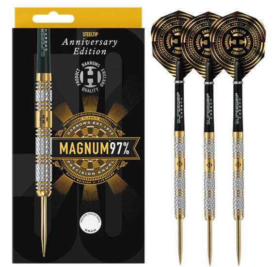 Harrows Magnum 50. Yıl Özel Serisi 97% Tungsten Çelik Uçlu Dart Oku