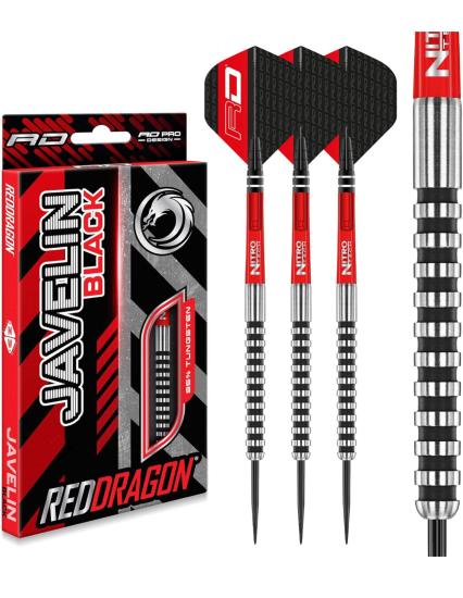 Red Dragon Javelin Black 85% Tungsten Steel Tip Dart Oku - DERYA