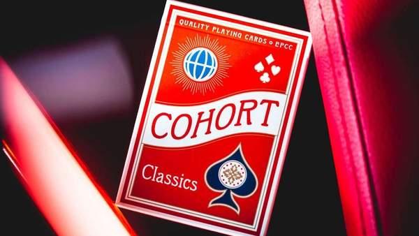 Ellusionist Cohorts İşaretli İskambil Destesi (Kırmızı)