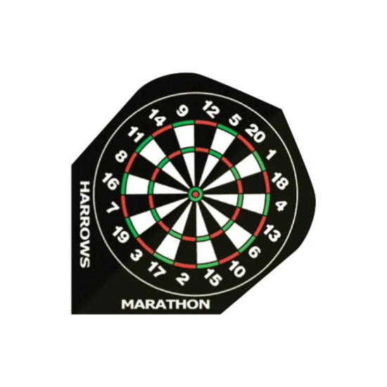 Harrows Marathon Dartboard Dart Flight’ı