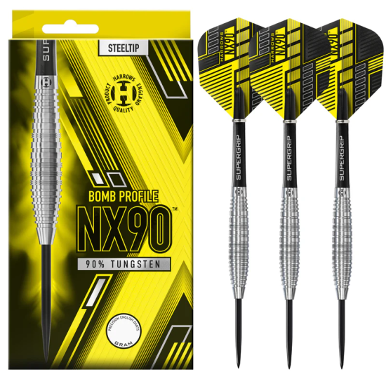 NX90 Bomb 90% Steel Tip Darts - 21GR