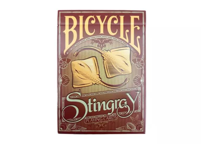 Bicycle Stingray Orange Playing Cards