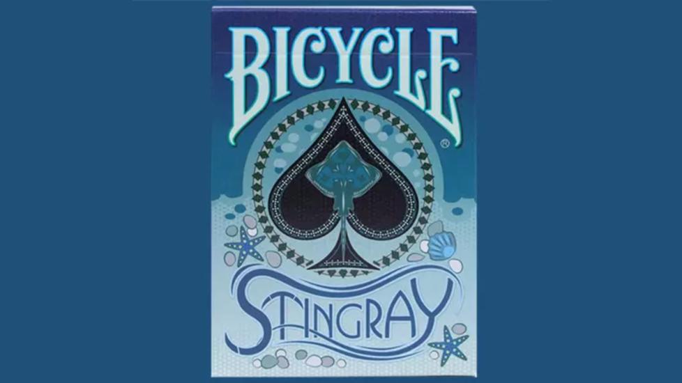 Bicycle Stingray Teal Playing Cards